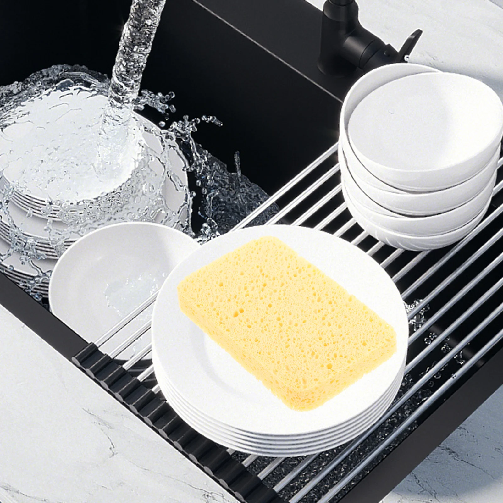 5 Pcs Sponges 11x7x2cm Wood Pulp Cotton Grease Proof Kitchen Cleaning Supplies Sponges Washing Up Reusable
5 Pcs Sponges 11x7x2cm Wood Pulp Cotton Grease Proof Kitchen Cleaning Supplies Sponges Washing Up Reusable