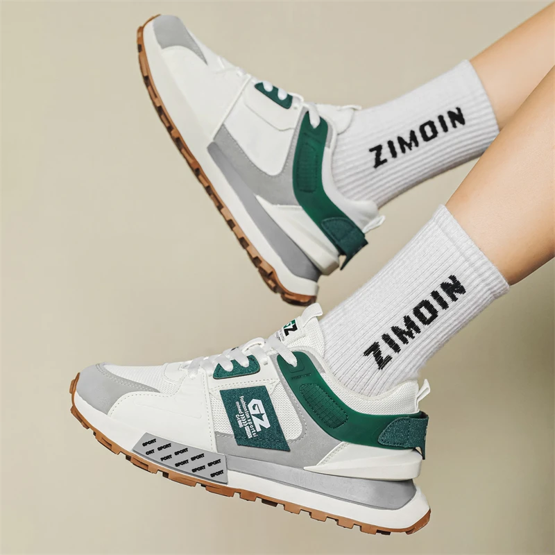 Men's Shoes Mesh Sneakers Korean Version With Thick Sole Skateboard Sneakers Running Outdoor Casual Non-Slip Tennis Shoes
Men's Shoes Mesh Sneakers Korean Version With Thick Sole Skateboard Sneakers Running Outdoor Casual Non-Slip Tennis Shoes