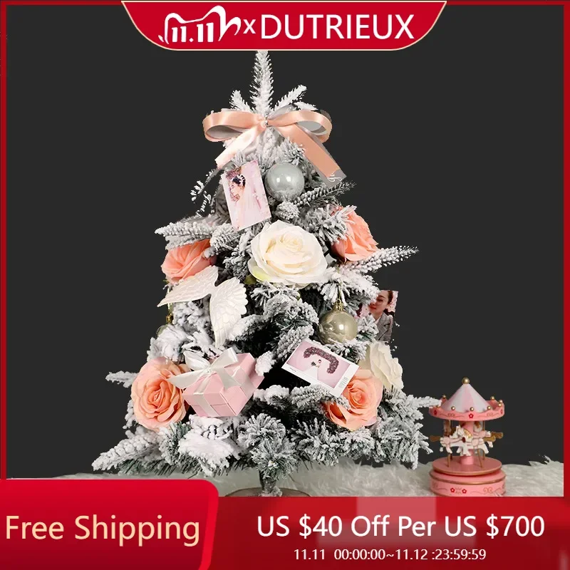 New Velvet PE Christmas Tree Christmas Decoration Luxury Designer Ornament Mini Table Small Tree Glowing Rose Decoration Tree
New Velvet PE Christmas Tree Christmas Decoration Luxury Designer Ornament Mini Table Small Tree Glowing Rose Decoration Tree