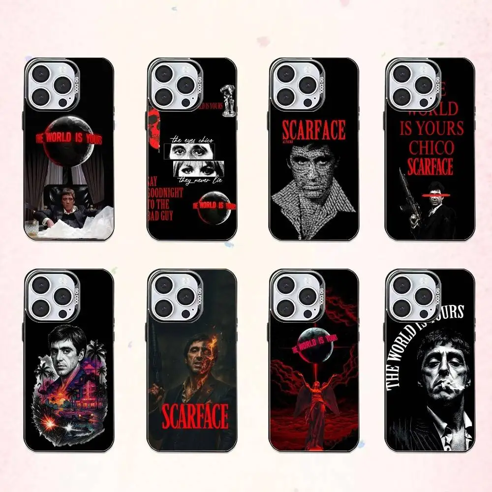 The World Is Yours S-Scarfaces Phone Case For iPhone17,16,15,14,13,12,11 Plus,Pro Max Colored Silver Plated Inside Cover
The World Is Yours S-Scarfaces Phone Case For iPhone17,16,15,14,13,12,11 Plus,Pro Max Colored Silver Plated Inside Cover