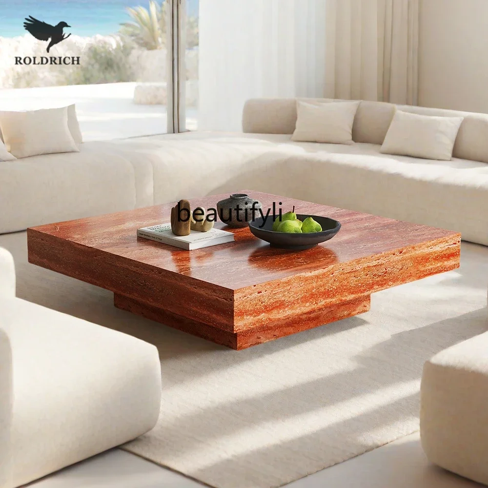 xzqCoffee table retro style home living room high sense square light luxury tea table corner table
xzqCoffee table retro style home living room high sense square light luxury tea table corner table