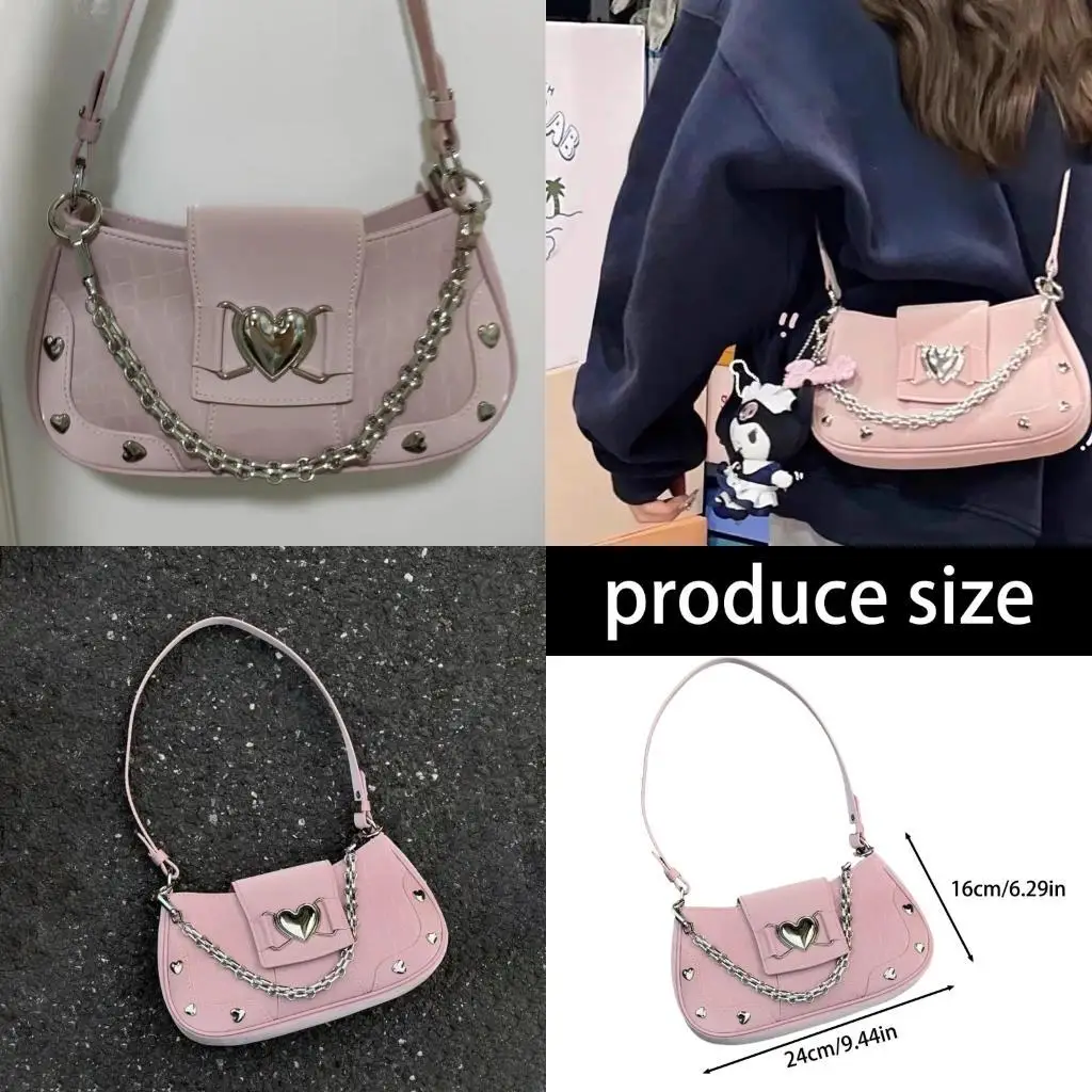 D46D Women Shoulder Bag Trendy Crossbody Bag Armpit Bag PU Leather Handbag Sweet Underarm Bag Commuting Bag for Daily
D46D Women Shoulder Bag Trendy Crossbody Bag Armpit Bag PU Leather Handbag Sweet Underarm Bag Commuting Bag for Daily