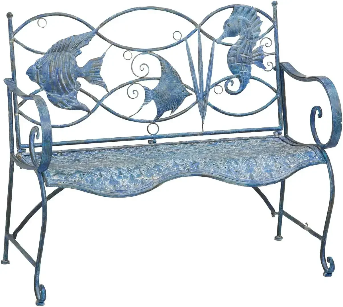 Weatherproof Blue Fish Coastal Outdoor Bench | Holds Up to 440 lbs | Furniture for Lawn Garden Patio Porch Park Deck | Coastal
Weatherproof Blue Fish Coastal Outdoor Bench | Holds Up to 440 lbs | Furniture for Lawn Garden Patio Porch Park Deck | Coastal