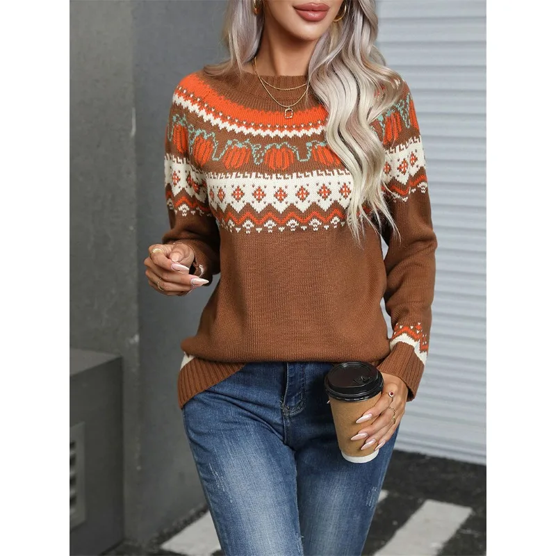 Женские повседневные свитера, рождественский трикотаж, топы, женская мягкая теплая верхняя одежда с длинными рукавами и круглым вырезом, 2024, осенне-зимняя уличная одежда
Женские повседневные свитера, рождественский трикотаж, топы, женская мягкая теплая верхняя одежда с длинными рукавами и круглым вырезом, 2024, осенне-зимняя уличная одежда