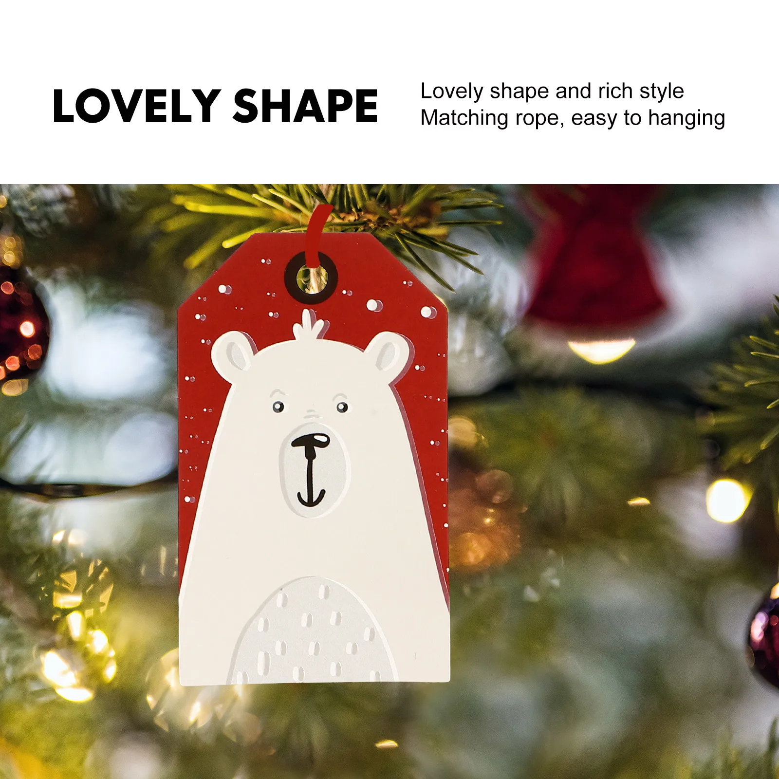 24 Pcs Christmas Tree Decoration Hanging Card Decorative Tag Ornament Holiday Tags Ornaments Label
24 Pcs Christmas Tree Decoration Hanging Card Decorative Tag Ornament Holiday Tags Ornaments Label