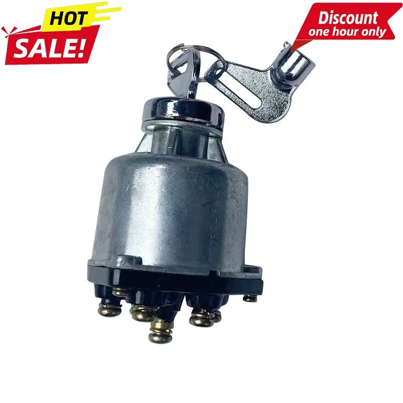 Universal Ignition Switch JK406 Socket Type, Starter Key Switch for Forklift Excavator Tractor Agricultural Vehicle Parts
Universal Ignition Switch JK406 Socket Type, Starter Key Switch for Forklift Excavator Tractor Agricultural Vehicle Parts