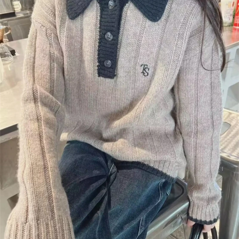 Girls Sweater Wool Coat Kids Tops Knitting 2023 Lapel Thicken Warm Winter Autumn Toddler Cottons Pullover Children's Clothing
Girls Sweater Wool Coat Kids Tops Knitting 2023 Lapel Thicken Warm Winter Autumn Toddler Cottons Pullover Children's Clothing