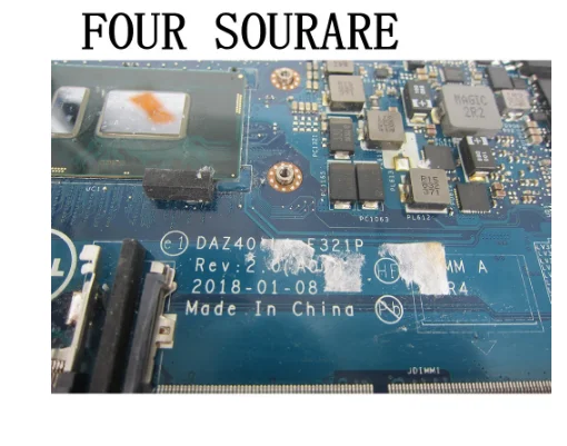 DAZ40 LA-F321P для DELL Latitude 7490 E7490, материнская плата для ноутбука с процессором I7-8650U, материнская плата CN-0PP44F PP44F
DAZ40 LA-F321P для DELL Latitude 7490 E7490, материнская плата для ноутбука с процессором I7-8650U, материнская плата CN-0PP44F PP44F