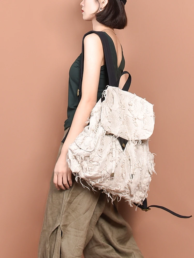Light Luxury Fashion Personalized Cotton And Linen Drawstring Backpack Simple Casual Versatile Lightweight Travel Backpack Trend
Light Luxury Fashion Personalized Cotton And Linen Drawstring Backpack Simple Casual Versatile Lightweight Travel Backpack Trend