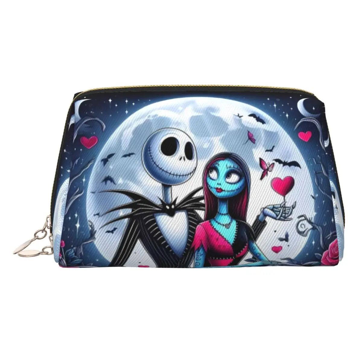 Custom Nightmare Before Christmas Jack Skellington Makeup Bag Women Travel Cosmetic Organizer Fashion Storage Toiletry Bags 
Custom Nightmare Before Christmas Jack Skellington Makeup Bag Women Travel Cosmetic Organizer Fashion Storage Toiletry Bags