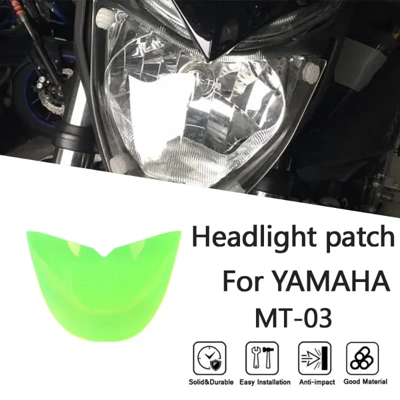 For Yamaha MT-03 MT-25 2016-2018 Modified Headlight Protector Sheet, Lamp Lens Guard Patch, Motorcycle Accessories
For Yamaha MT-03 MT-25 2016-2018 Modified Headlight Protector Sheet, Lamp Lens Guard Patch, Motorcycle Accessories