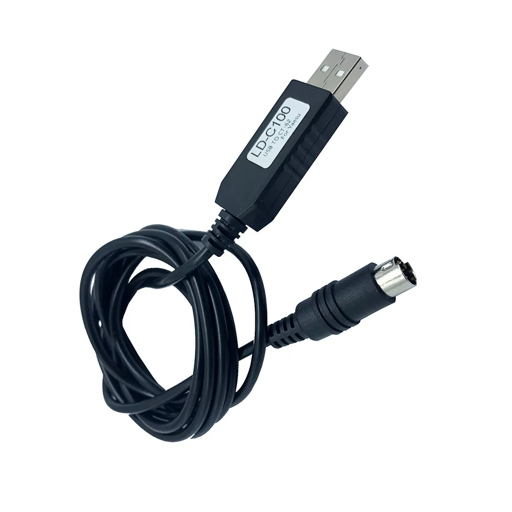 CT‑62 USB Programming Cable for Yaesu FT‑100 FT‑817ND 857D 897D 100D LD‑C100 Radio CAT Control
CT‑62 USB Programming Cable for Yaesu FT‑100 FT‑817ND 857D 897D 100D LD‑C100 Radio CAT Control
