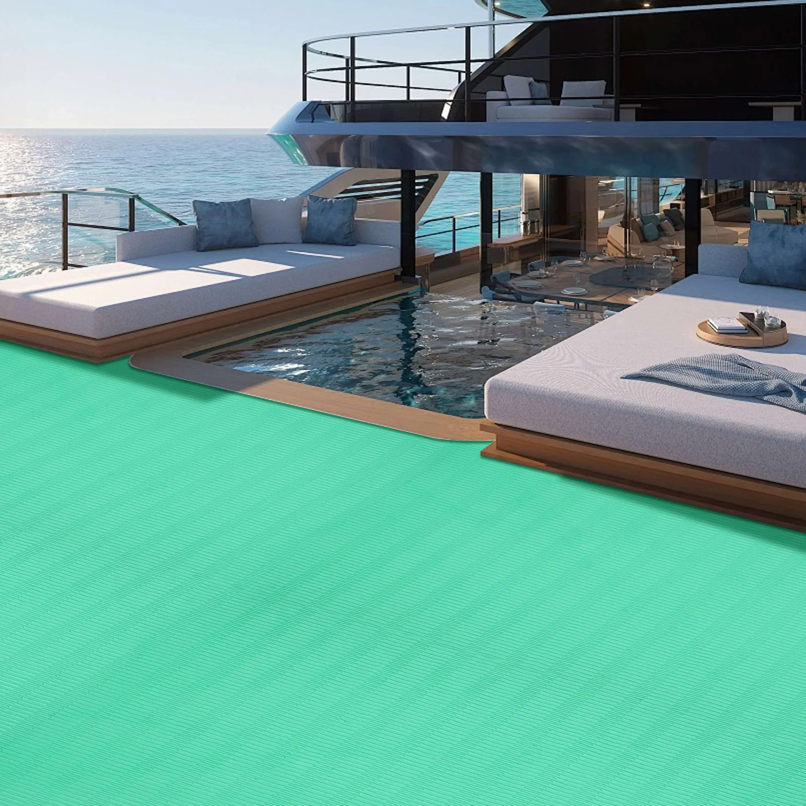Boat Floor Mat EVA Non-Slip Diamond Texture Marine Decking Pad for Yacht RV Kayak
Boat Floor Mat EVA Non-Slip Diamond Texture Marine Decking Pad for Yacht RV Kayak