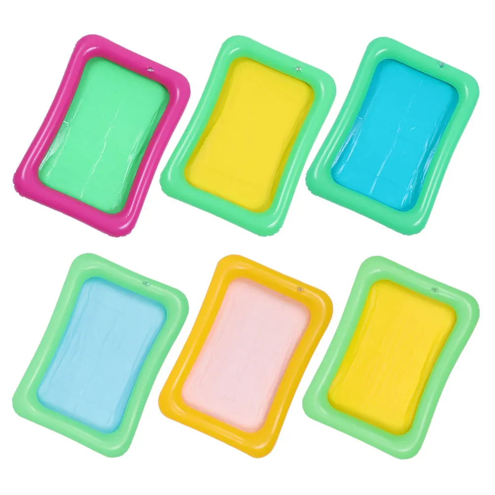 6pcs Inflatable Ice Bar Tray 60x45cm Mixed Color Lightweight Compact PVC Salad Drink Holder Pool Party Supplies Beach
6pcs Inflatable Ice Bar Tray 60x45cm Mixed Color Lightweight Compact PVC Salad Drink Holder Pool Party Supplies Beach