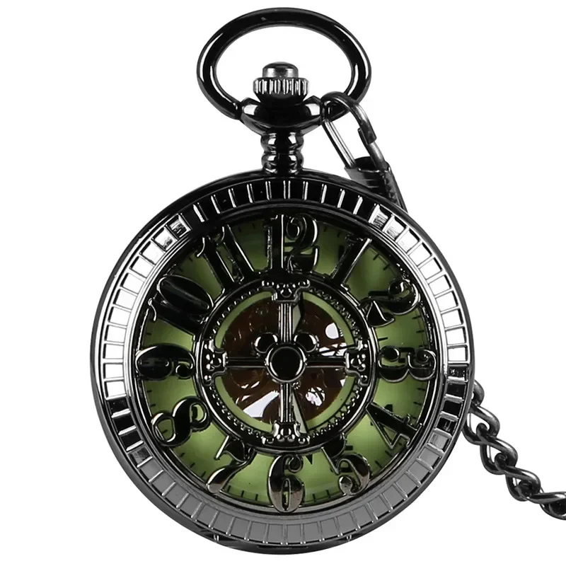 Steampunk Unisex Handwind Mechanical Pocket Watch Arabic Number Dial Hollow-out Manual Skeleton Clock Pendant Chain Collectable
Steampunk Unisex Handwind Mechanical Pocket Watch Arabic Number Dial Hollow-out Manual Skeleton Clock Pendant Chain Collectable