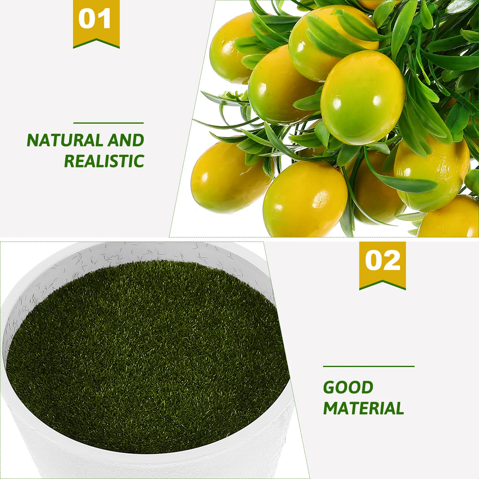 1 Set Artificial Lemon Tree Potted Fake Fruit Picks Realistic Lemon Branches Bonsai Balcony Plant Potted Home Yard Garden Decor
1 Set Artificial Lemon Tree Potted Fake Fruit Picks Realistic Lemon Branches Bonsai Balcony Plant Potted Home Yard Garden Decor