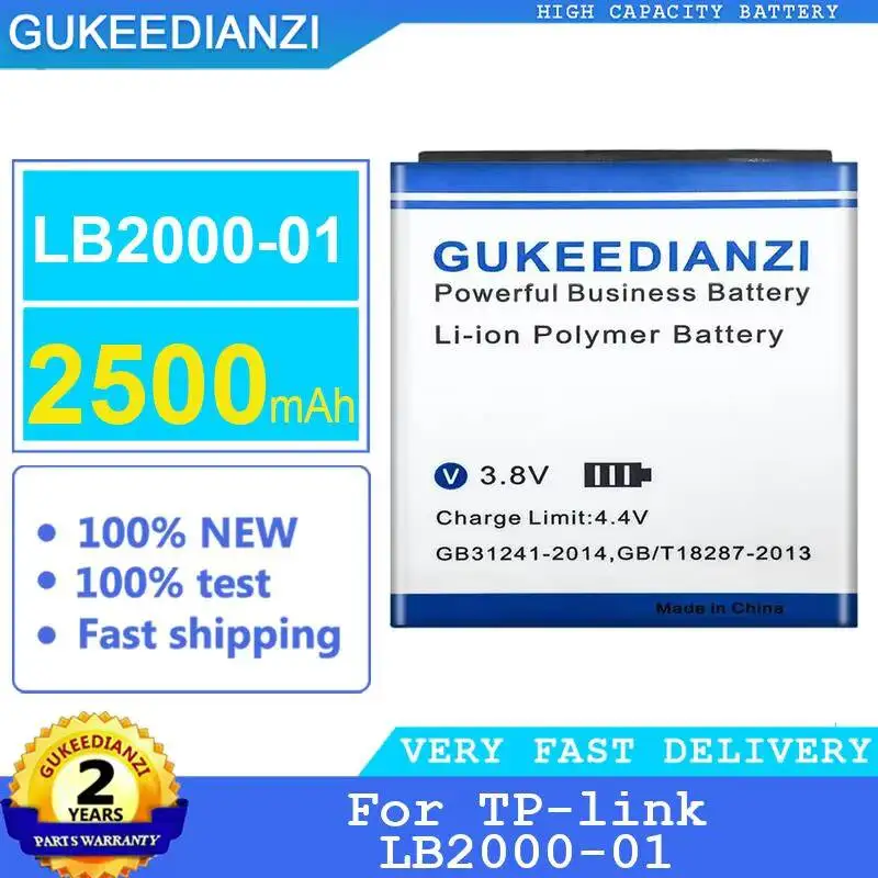For TP-Link LB2000-01 Router Battery 2500mAh Premium Replacement Long-Lasting
For TP-Link LB2000-01 Router Battery 2500mAh Premium Replacement Long-Lasting