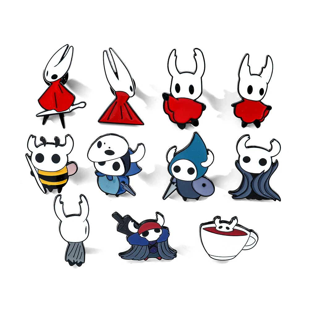 Hollow Knight Cute Enamel Brooch Cartoon Metal Pins Game Badge for Backpack Pins Accessories Gifts
Hollow Knight Cute Enamel Brooch Cartoon Metal Pins Game Badge for Backpack Pins Accessories Gifts