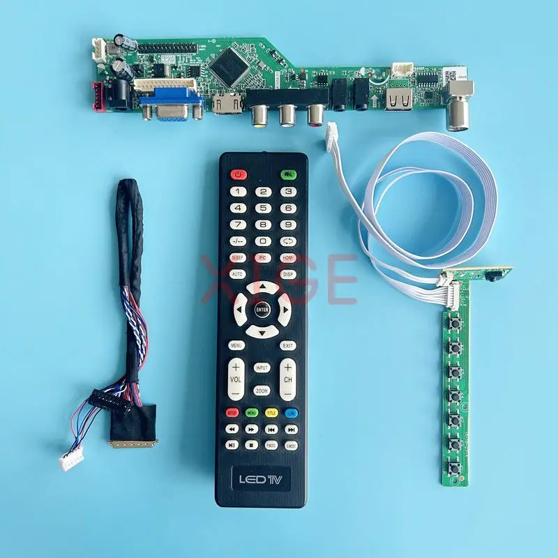 Комплект платы управления для ЖК-контроллера для CLAA156WB11A CLAA156WB13A, VGA + HDMI + AV + USB экран для ноутбука 15,6 "40 Pin LVDS 1366*768 Аналоговое ТВ
Комплект платы управления для ЖК-контроллера для CLAA156WB11A CLAA156WB13A, VGA + HDMI + AV + USB экран для ноутбука 15,6 "40 Pin LVDS 1366*768 Аналоговое ТВ