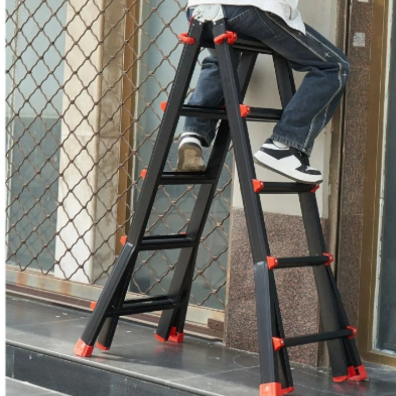 Aluminum Telescoping Ladder, Heavy-Duty Portable A-Frame Step Stool, Foldable Extension Ladder for Home & Engineering Use
Aluminum Telescoping Ladder, Heavy-Duty Portable A-Frame Step Stool, Foldable Extension Ladder for Home & Engineering Use