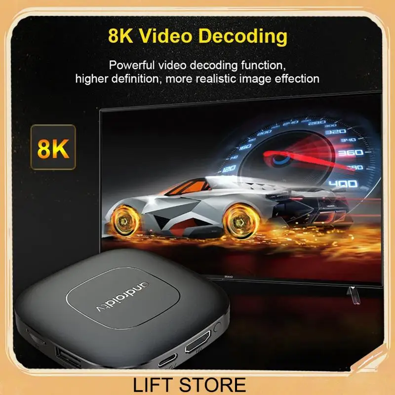 BTLIFE-Android 13 Smart TV Box Allwinner H313 Dual 2.4G+5G Bluetooth 5.0 8K UHD Stream Media Player With Remote Control
BTLIFE-Android 13 Smart TV Box Allwinner H313 Dual 2.4G+5G Bluetooth 5.0 8K UHD Stream Media Player With Remote Control