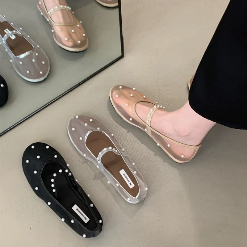 NEW Pearl Women Ballet Flats Shoes Fashion Shallow Slip On Shoes Laides Breathable Soft Sole Comfort Dress Ballerina Shoes
NEW Pearl Women Ballet Flats Shoes Fashion Shallow Slip On Shoes Laides Breathable Soft Sole Comfort Dress Ballerina Shoes
