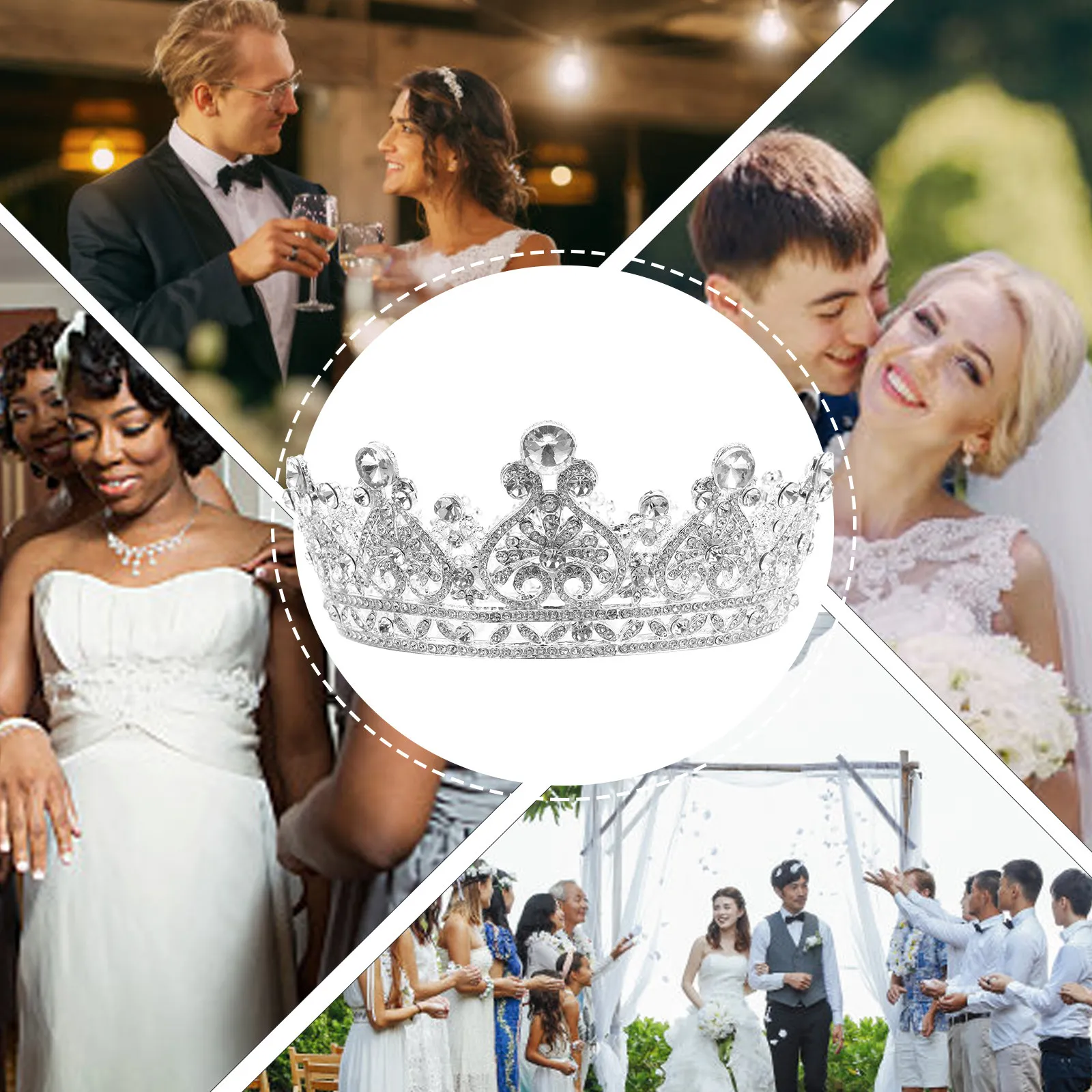 Элегантная тиара-корона из хрустальных страз для женщин, 1 шт., для свадьбы, вечеринки, выпускного, танцев, маскарада, косплея, подарок, серебро
Элегантная тиара-корона из хрустальных страз для женщин, 1 шт., для свадьбы, вечеринки, выпускного, танцев, маскарада, косплея, подарок, серебро