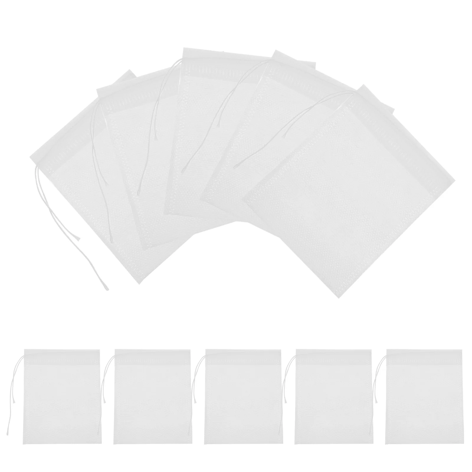 100 Pcs Tea Strainers for Loose Drawstring Bag Spice Bags Soap Loofah Pouch White Numb Filter
100 Pcs Tea Strainers for Loose Drawstring Bag Spice Bags Soap Loofah Pouch White Numb Filter