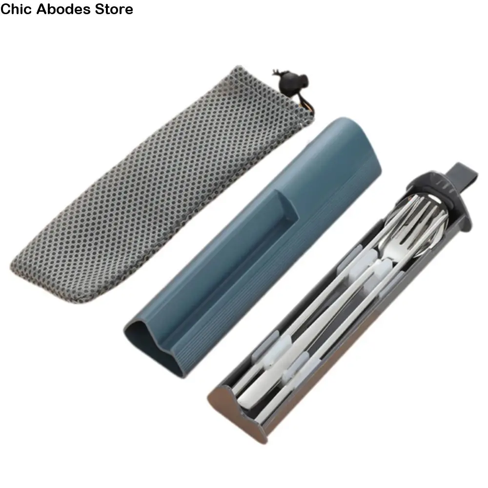 3Pcs/Set With Storage Box and Bag 304 Stainless Steel Tableware Set Pull-out Design Silent Lunch Dinnerware Set
3Pcs/Set With Storage Box and Bag 304 Stainless Steel Tableware Set Pull-out Design Silent Lunch Dinnerware Set