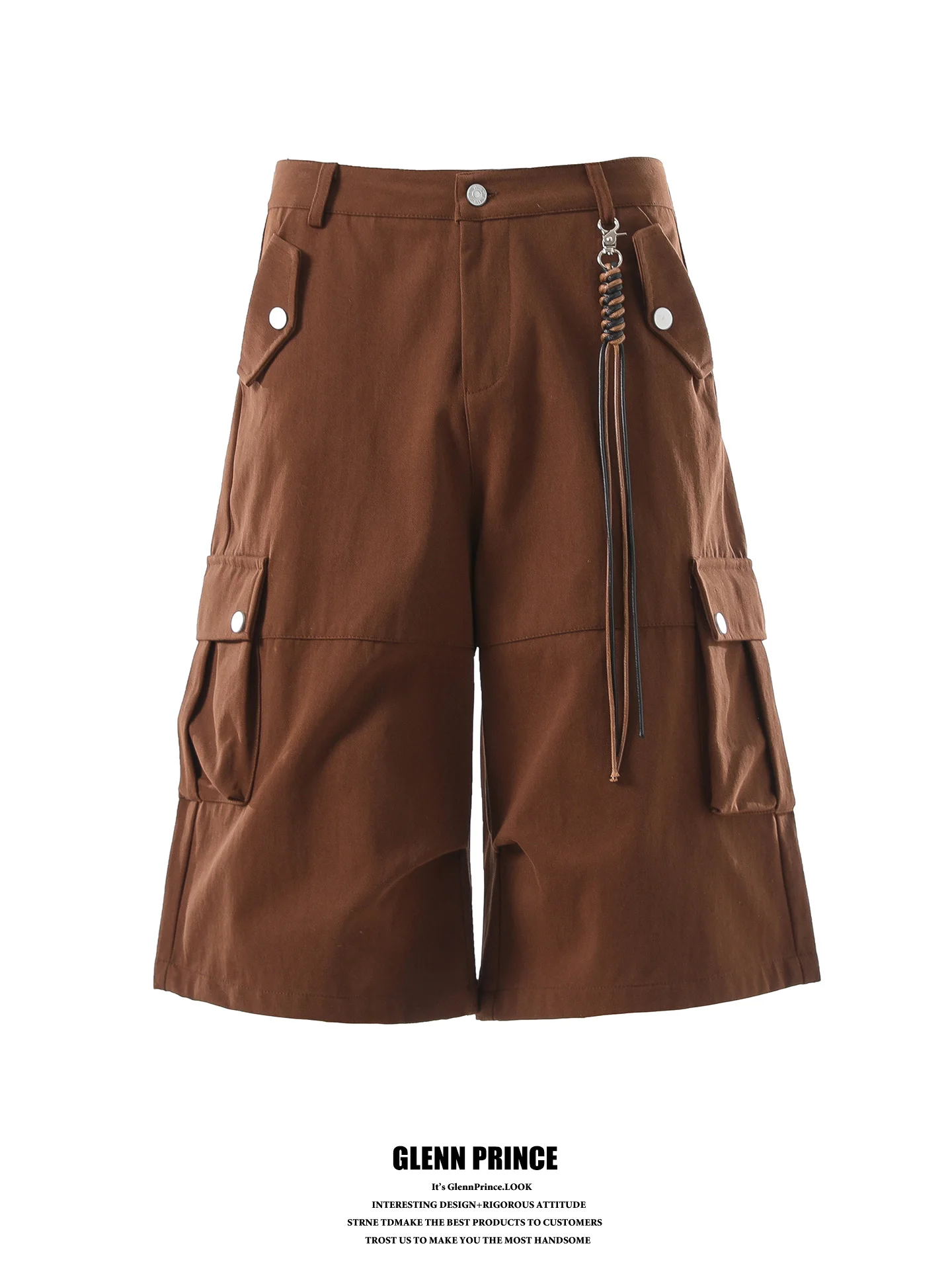GPstudio Casual Workwear Shorts Men's Summer Trendy High Street Loose Fit Straight Leg Seven Pocket Hanging Rope Cotton Shorts
GPstudio Casual Workwear Shorts Men's Summer Trendy High Street Loose Fit Straight Leg Seven Pocket Hanging Rope Cotton Shorts
