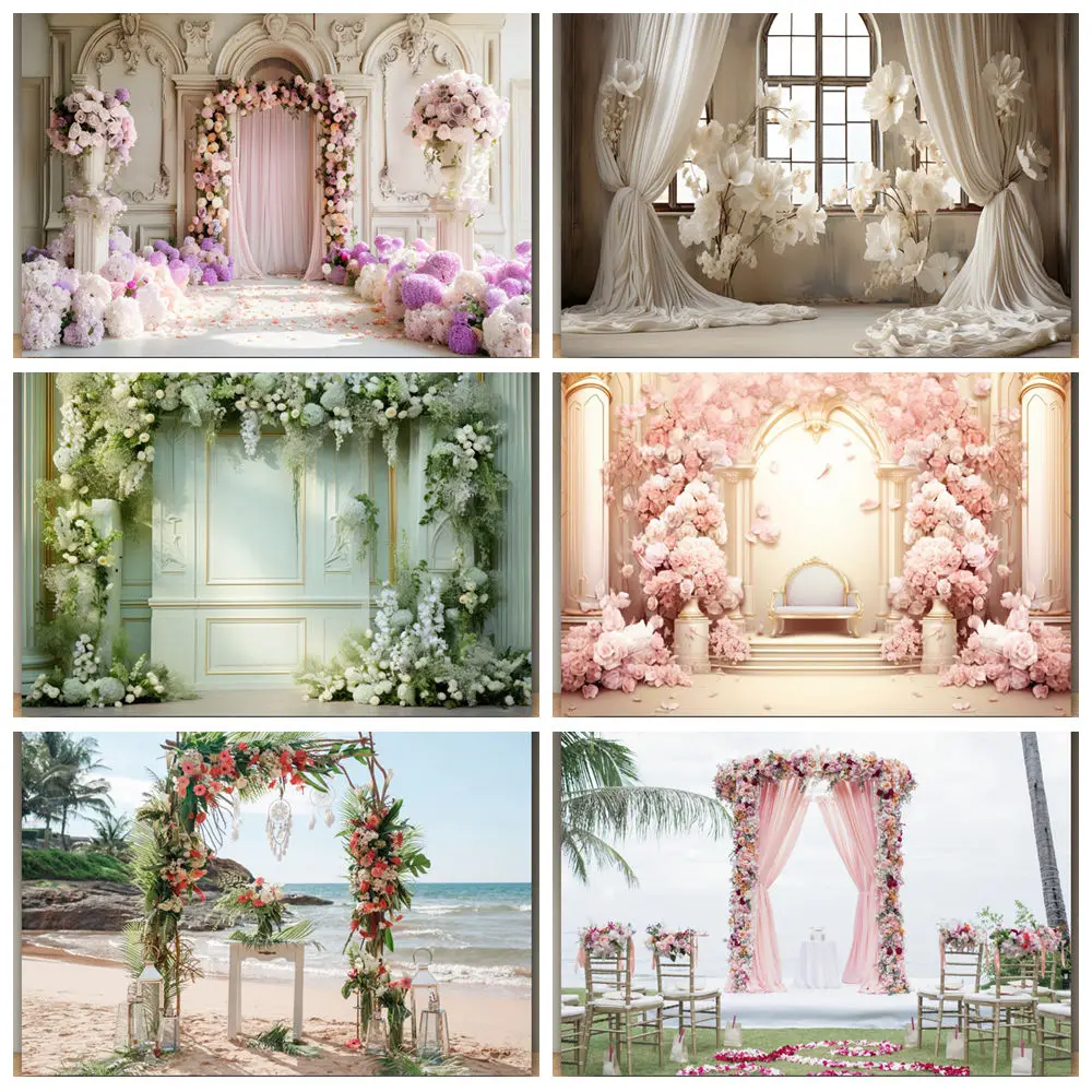 Wedding Photography custom Backdrop Flower Floral Bridal Shower Ceremony Baby Birthday Photographic Background Photo Studio Prop
Wedding Photography custom Backdrop Flower Floral Bridal Shower Ceremony Baby Birthday Photographic Background Photo Studio Prop