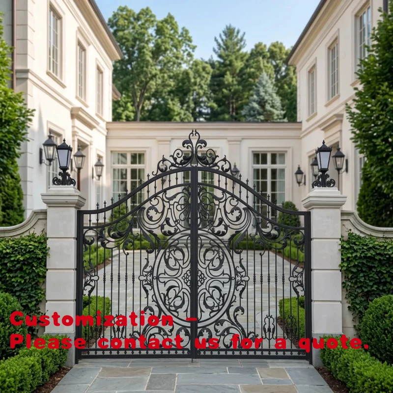 custom.Luxury Wrought Iron Automatic Driveway Swing Main Gate Sliding Gate Design Villas in California
custom.Luxury Wrought Iron Automatic Driveway Swing Main Gate Sliding Gate Design Villas in California