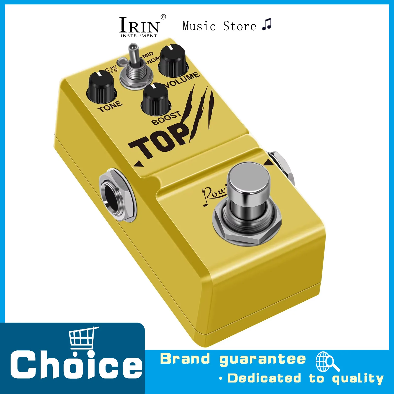 Гитарная педаль эффектов Top Excitation Effects Mini True Bypass Low Gain Clear Pedal, аксессуары и запчасти для электрогитар
Гитарная педаль эффектов Top Excitation Effects Mini True Bypass Low Gain Clear Pedal, аксессуары и запчасти для электрогитар