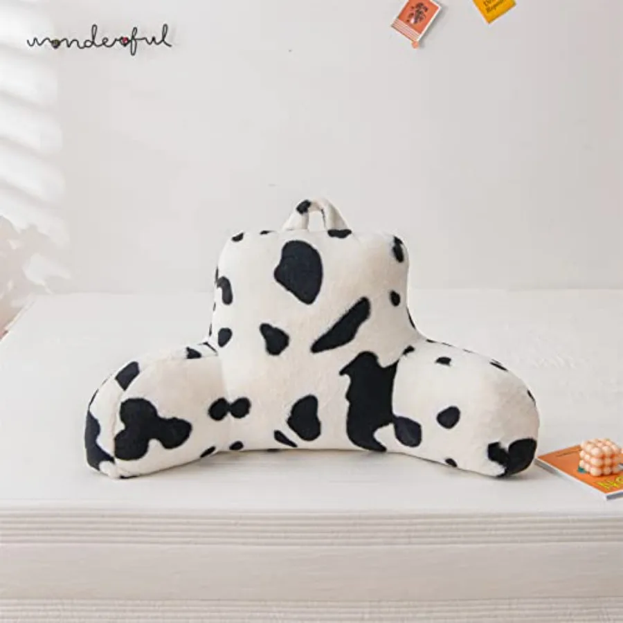 Faux Fur Reading Pillow Bed Wedge Adult Backrest with Arms Back Support for Sitting Up in Bed/Couch for BedrestCow
Faux Fur Reading Pillow Bed Wedge Adult Backrest with Arms Back Support for Sitting Up in Bed/Couch for BedrestCow
