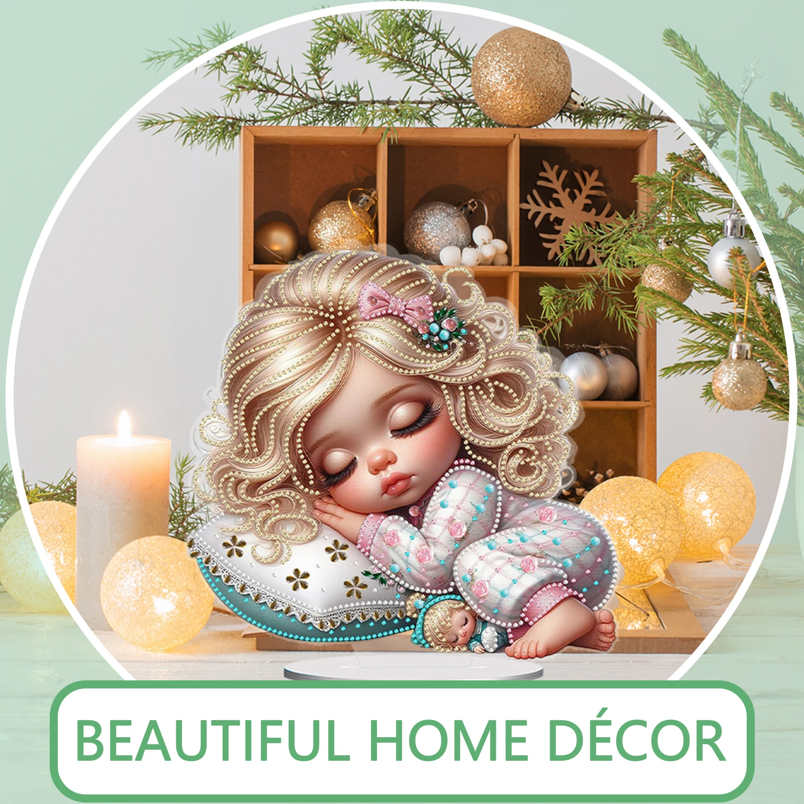 Girls Table Top Diamond Painting Ornament Kits Aesthetic 5D DIY Diamond Art Tabletop Decorations Exquisite Bedroom Table Decor
Girls Table Top Diamond Painting Ornament Kits Aesthetic 5D DIY Diamond Art Tabletop Decorations Exquisite Bedroom Table Decor