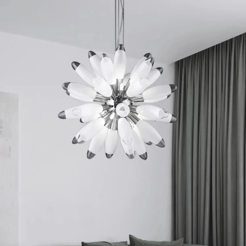 Nordic Style Globe Chandelier Modern Personality White and Clear Lamp For Dining Room Bedroom Bar Home Interior Decor Lamp
Nordic Style Globe Chandelier Modern Personality White and Clear Lamp For Dining Room Bedroom Bar Home Interior Decor Lamp