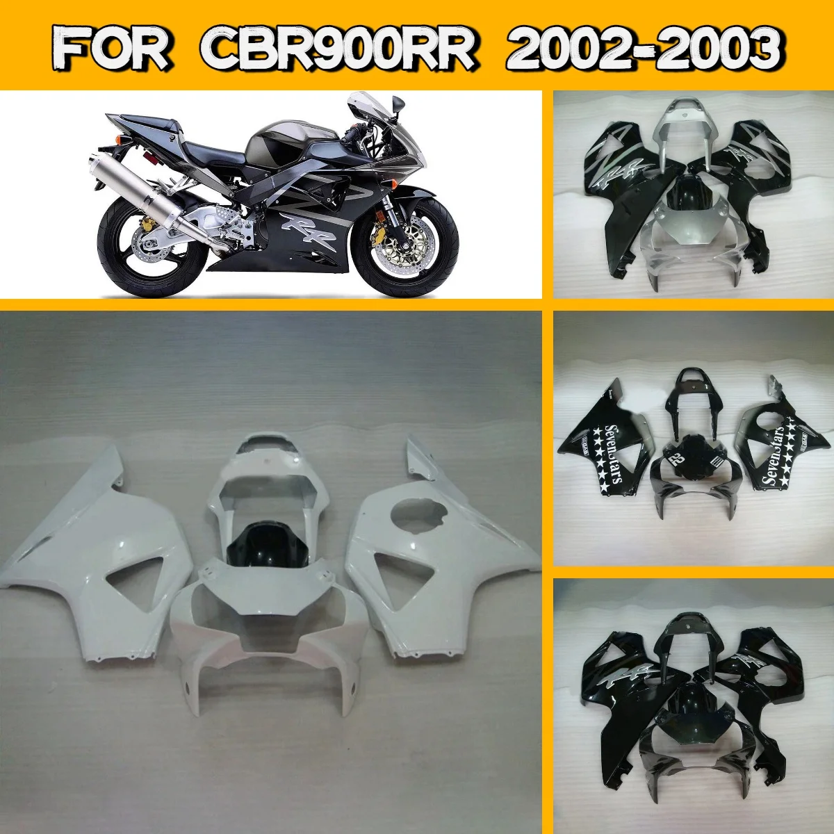 Индивидуальные окрашенные обтекатели для Honda CBR 900RR 2002-2003 годов, полный комплект пластиковых деталей кузова, набор обтекателей 02 03 CBR900RR
Индивидуальные окрашенные обтекатели для Honda CBR 900RR 2002-2003 годов, полный комплект пластиковых деталей кузова, набор обтекателей 02 03 CBR900RR