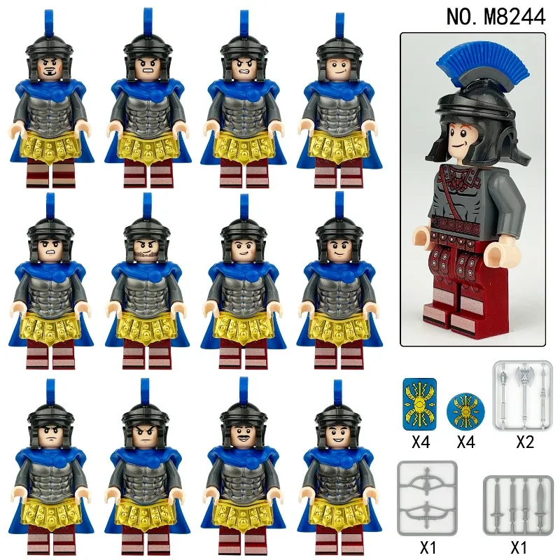 Cool high 8241 Roman legion cross-border wholesale medieval minifigures children small particles building block toy shield
Cool high 8241 Roman legion cross-border wholesale medieval minifigures children small particles building block toy shield
