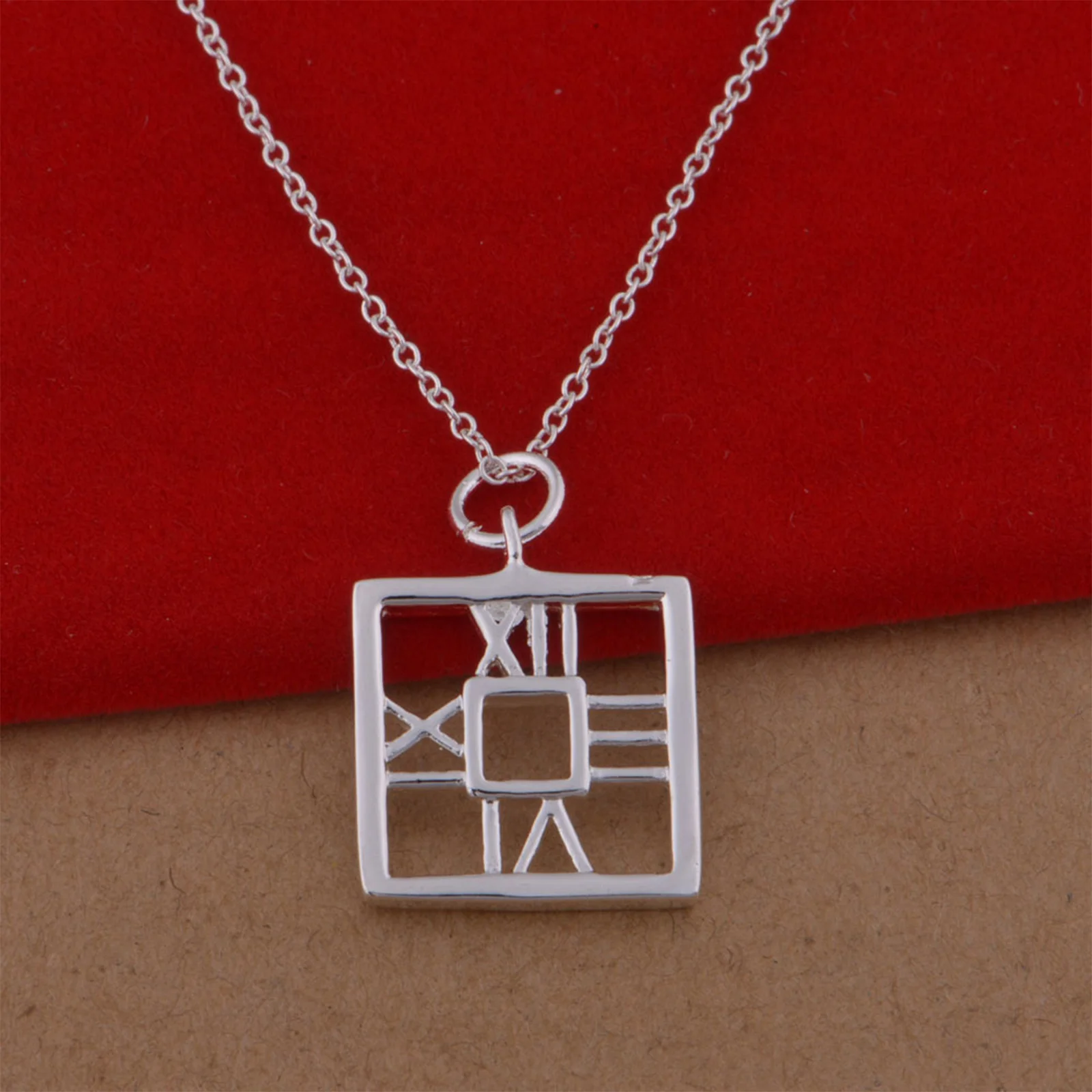 Stainless Steel Necklace Necklaces Chain Jewelry Clothing Geometry Pandant Miss for Women 
Stainless Steel Necklace Necklaces Chain Jewelry Clothing Geometry Pandant Miss for Women