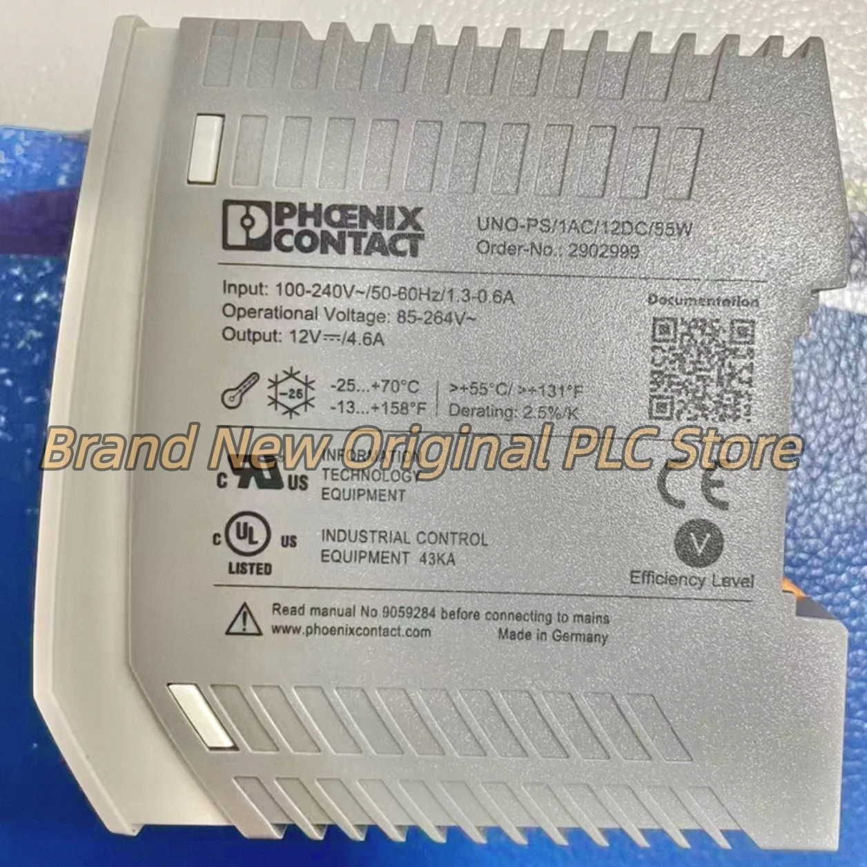 New in box 2902999 UNO-PS/1AC/12DC/55W 2903148 TRIO-PS-2G/1AC/24DC/5
New in box 2902999 UNO-PS/1AC/12DC/55W 2903148 TRIO-PS-2G/1AC/24DC/5
