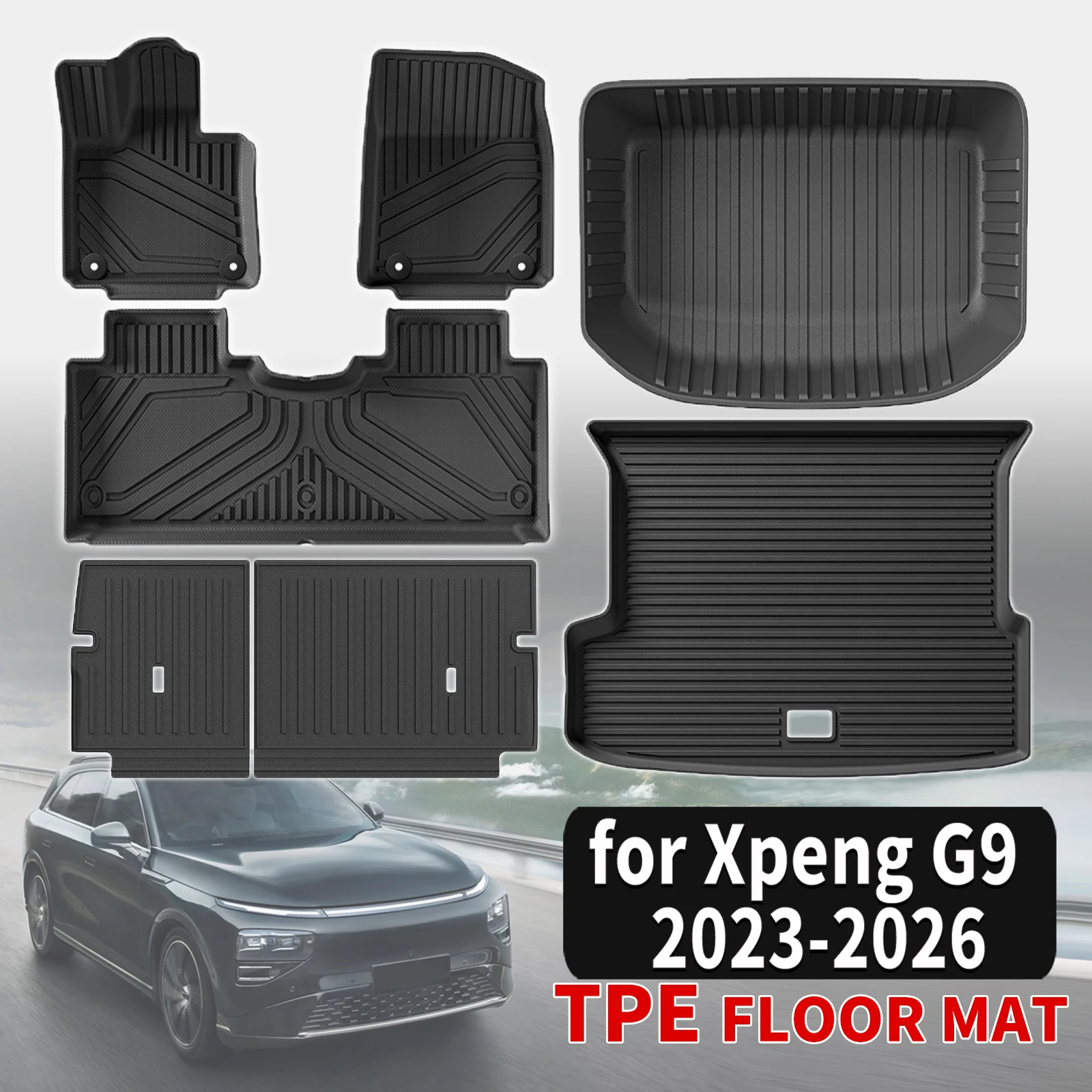 for Xpeng G9 2023 2024 2025 2026 Custom TPE Mats Full Set Eco-Friendly Waterproof All-Weather Floor Liners Accessories
for Xpeng G9 2023 2024 2025 2026 Custom TPE Mats Full Set Eco-Friendly Waterproof All-Weather Floor Liners Accessories