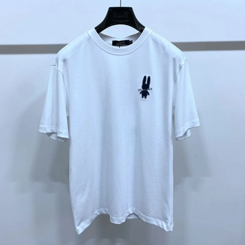 Loose Fit round Neck Short Sleeve T-Shirt Men's New 2023 Brand Casual Cotton Sweatshirt Rabbit Embroidery Summer Fashion
Loose Fit round Neck Short Sleeve T-Shirt Men's New 2023 Brand Casual Cotton Sweatshirt Rabbit Embroidery Summer Fashion