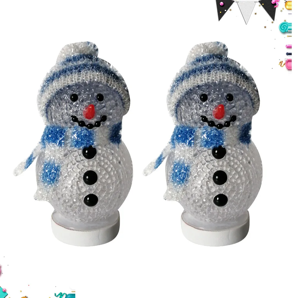 2Pcs USB Night Light Christmas Glowing Snowman Colorful LED Charging Lamp Living Room Bedroom Xmas Party Night Decoration
2Pcs USB Night Light Christmas Glowing Snowman Colorful LED Charging Lamp Living Room Bedroom Xmas Party Night Decoration