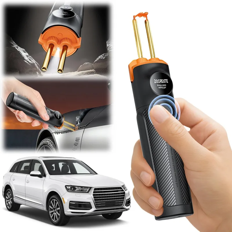 Plastic welding gun, portable hot stapler, wireless plastic welding machine for maintenance of automobiles and motorcycles
Plastic welding gun, portable hot stapler, wireless plastic welding machine for maintenance of automobiles and motorcycles