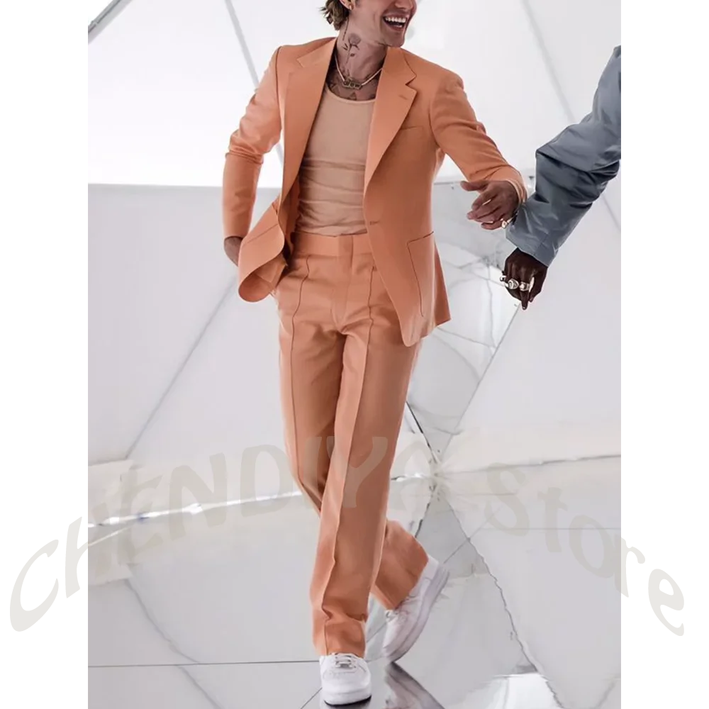 Slim Fit Men's Suit Slim Fit High Quality Notched Lapel Single Button Casual Outfit Daily Office Party Prom Fashion Blazer Set
Slim Fit Men's Suit Slim Fit High Quality Notched Lapel Single Button Casual Outfit Daily Office Party Prom Fashion Blazer Set
