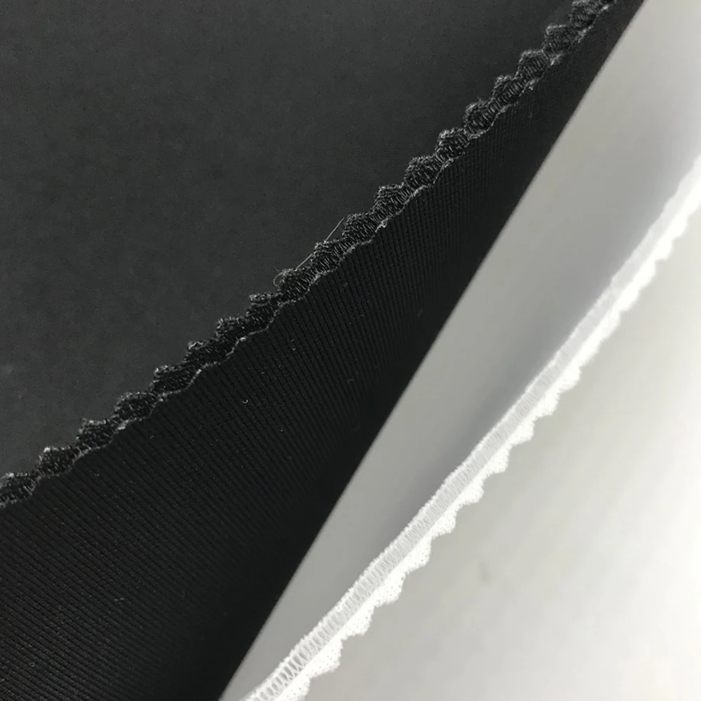 2mm Black Scuba Knitting Fabric White Elastic Air Layer Spandex Apparel Design Fabrics Baseball Jacket Skirt Sewing by one yard
2mm Black Scuba Knitting Fabric White Elastic Air Layer Spandex Apparel Design Fabrics Baseball Jacket Skirt Sewing by one yard