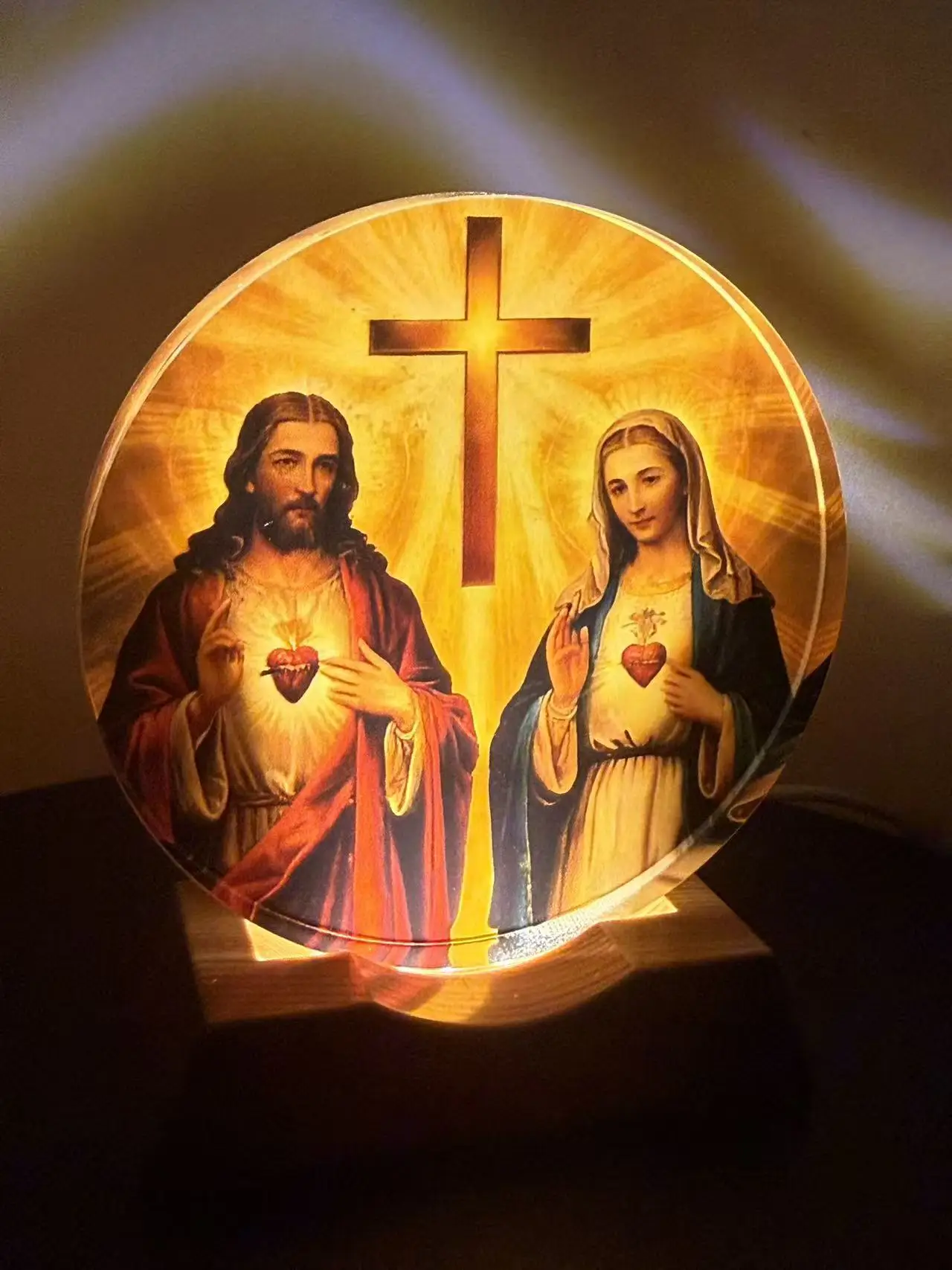 1 шт. Ночник Иисуса и Девы Марии подходит для любителей Рамадана, Дня матери, Пасхи, новогодних украшений, спальни.
1 шт. Ночник Иисуса и Девы Марии подходит для любителей Рамадана, Дня матери, Пасхи, новогодних украшений, спальни.