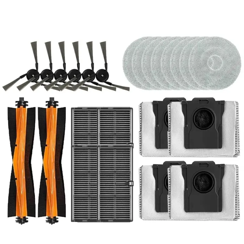 B43C Vacuum Cleaner Accessories For Dreame L40 Ultra Gen 2 Main Side Brush Filter Mop Cloths Dust Bag
B43C Vacuum Cleaner Accessories For Dreame L40 Ultra Gen 2 Main Side Brush Filter Mop Cloths Dust Bag