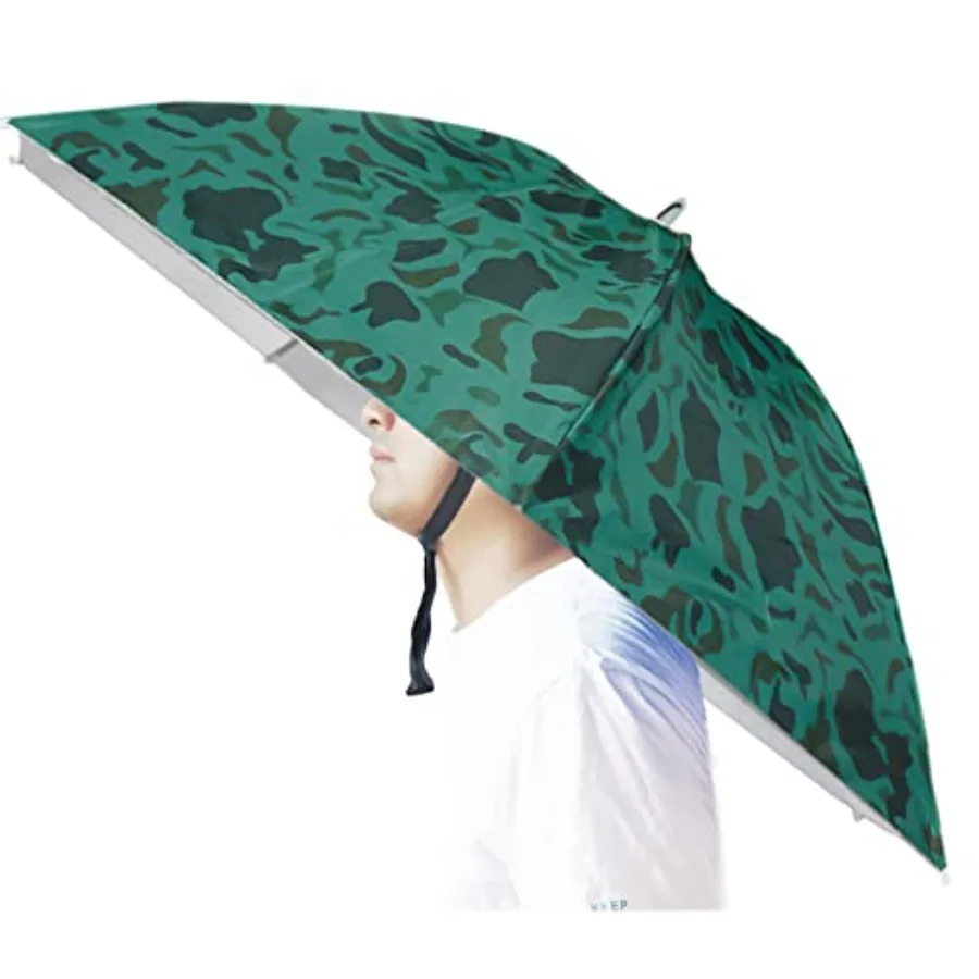 Umbrella Hat, 37 inch Fishing Umbrella Hat Hands Free Foldable UV Protection Umbrella Cap Adjustable Headwear for Fishing Golf
Umbrella Hat, 37 inch Fishing Umbrella Hat Hands Free Foldable UV Protection Umbrella Cap Adjustable Headwear for Fishing Golf