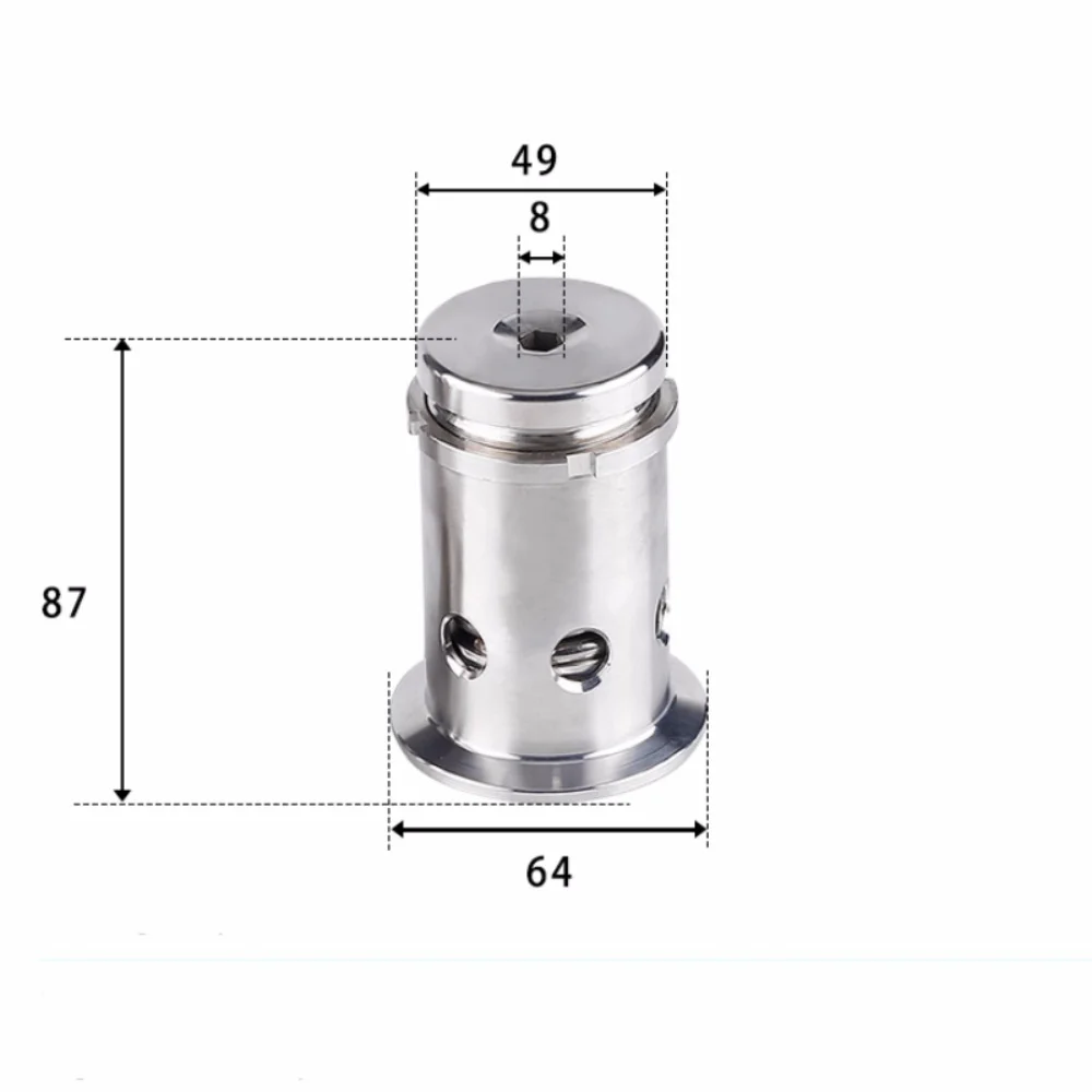 Clamp Φ38Φ51 OD50.5/64mm 304 stainless steel quick release exhaust valve,Breathing valve clamp automatic pressure relief valve
Clamp Φ38Φ51 OD50.5/64mm 304 stainless steel quick release exhaust valve,Breathing valve clamp automatic pressure relief valve